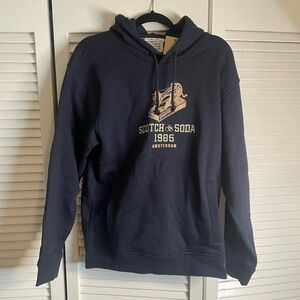 NWT Scotch & Soda Navy Hoodie